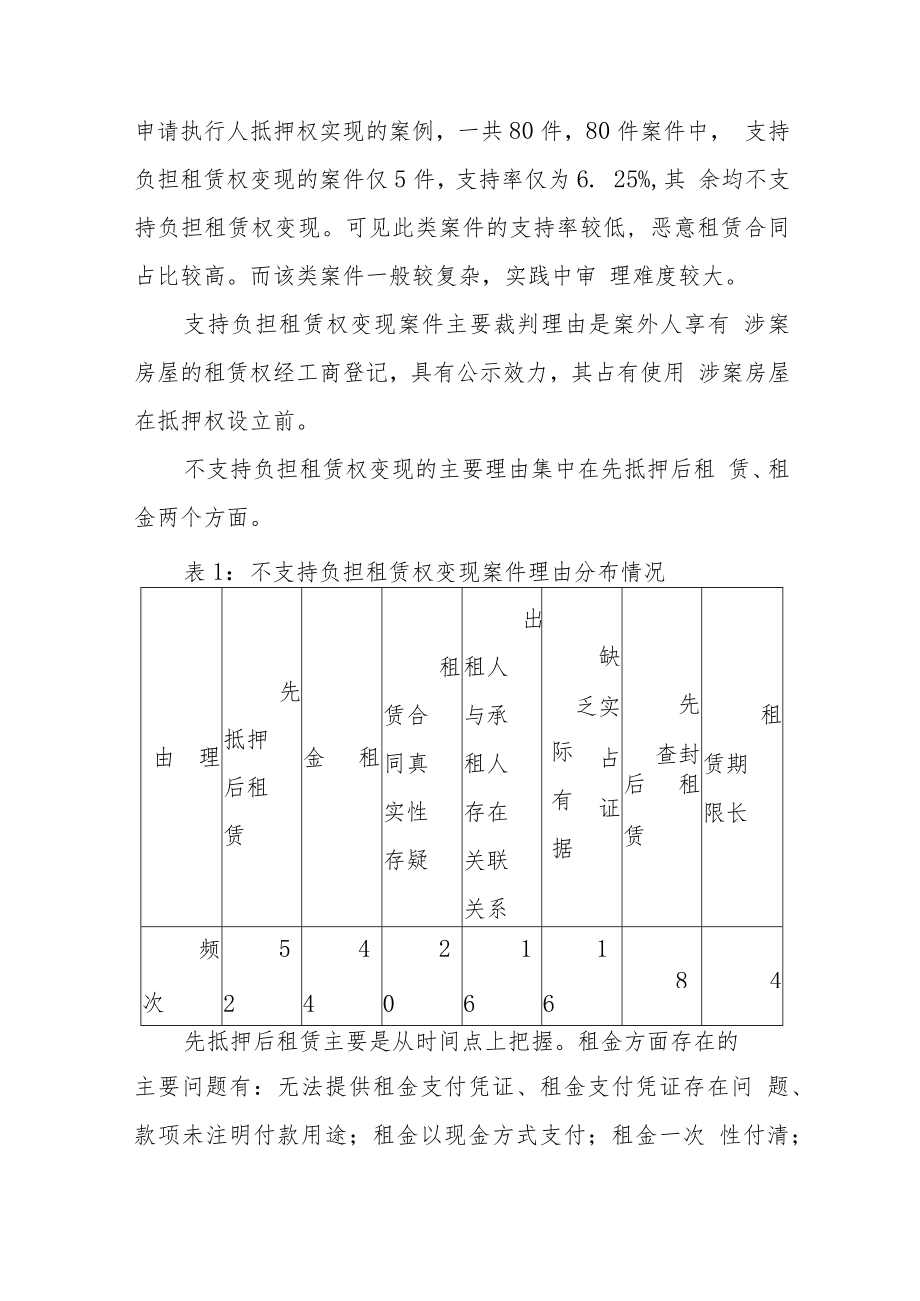 案外人租赁权利益与申请执行人抵押权实现的冲突与平衡.docx_第3页