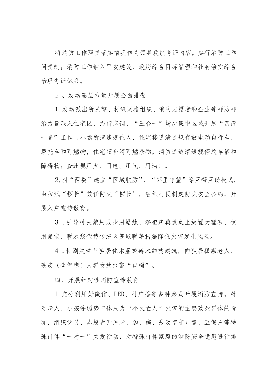 XX镇关于加强农村火灾防控工作实施办法.docx_第2页