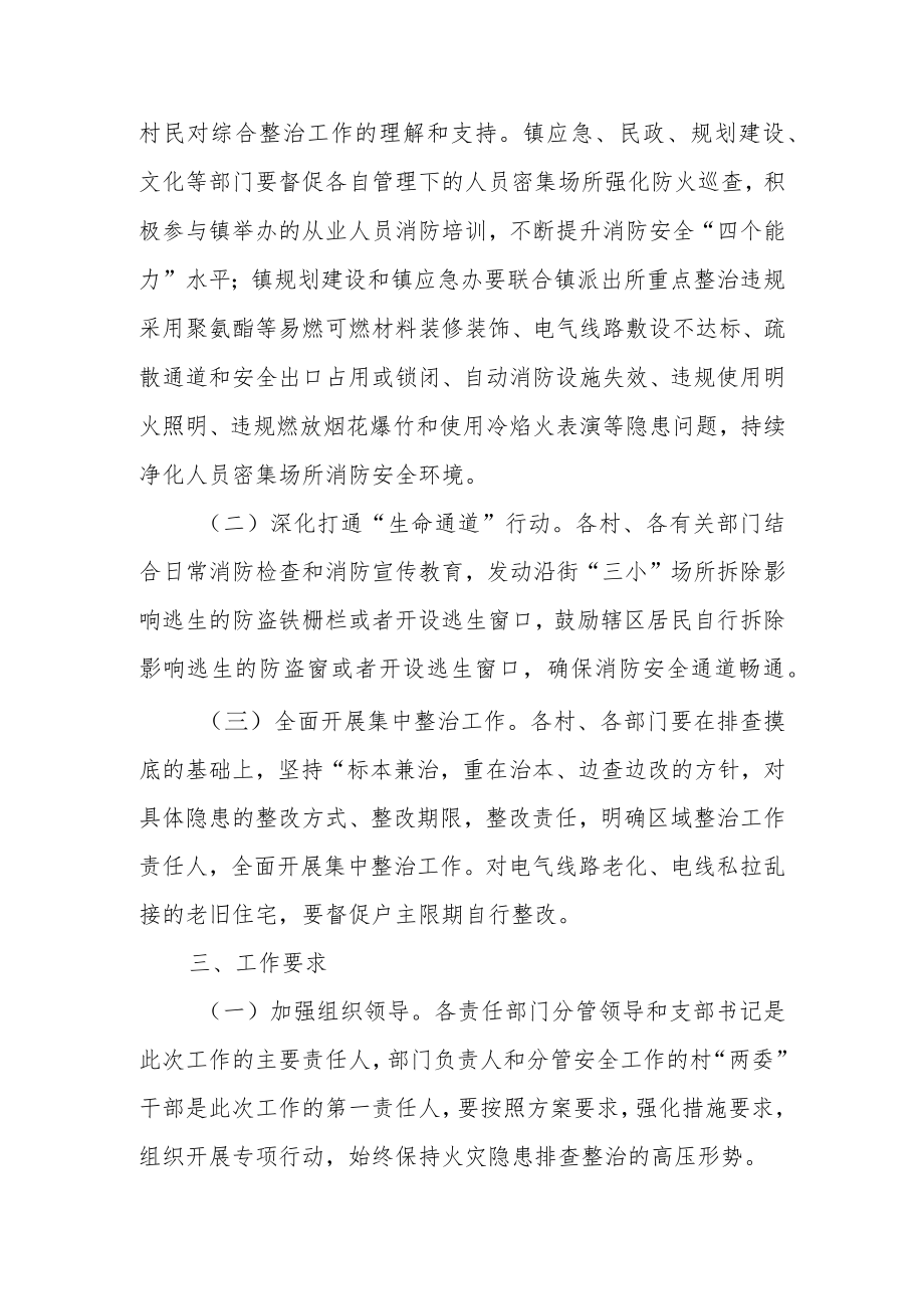 XX镇老旧场所火灾风险差异化防控措施工作方案.docx_第2页