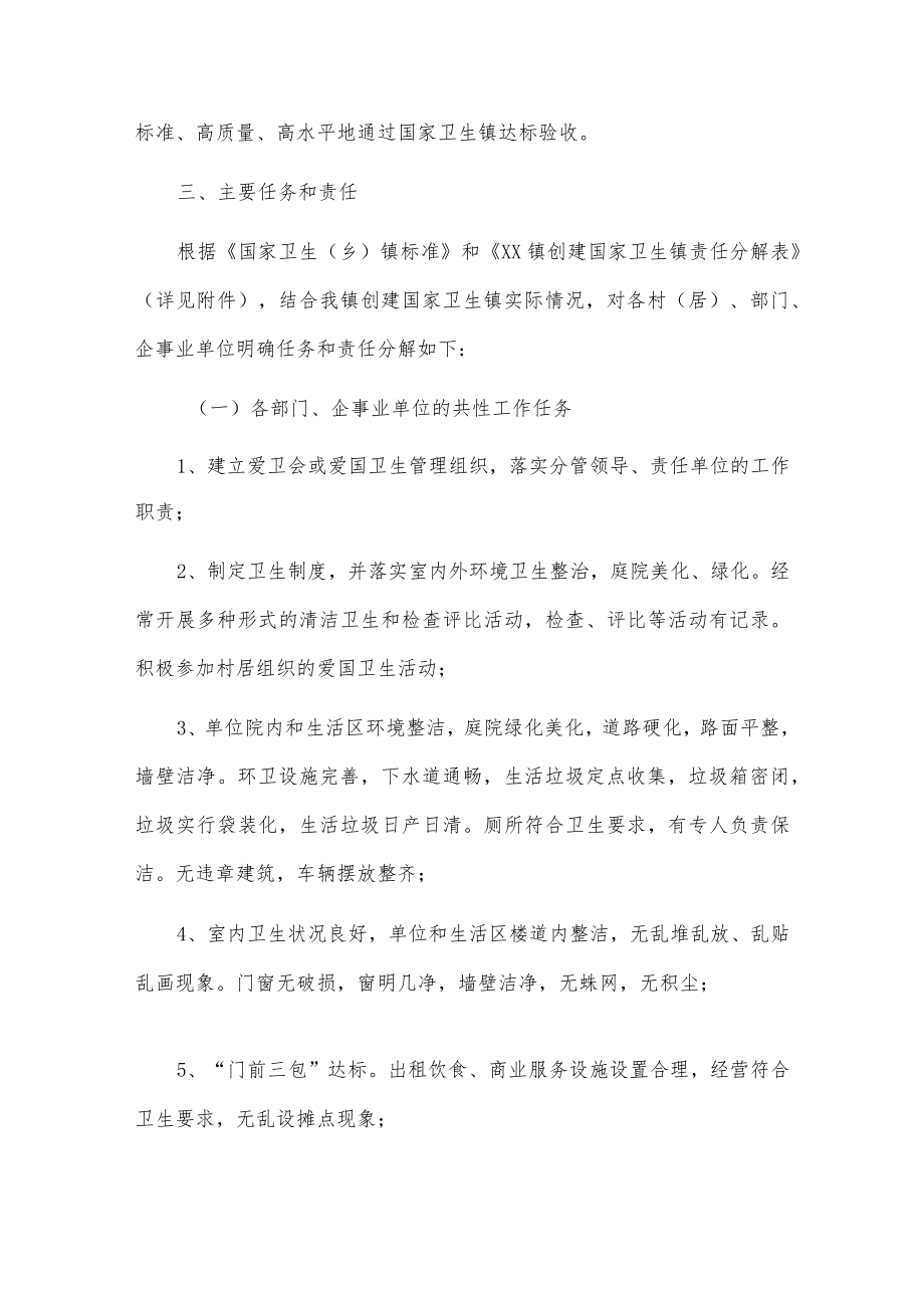 xx镇创建国家卫生镇实施方案.docx_第2页