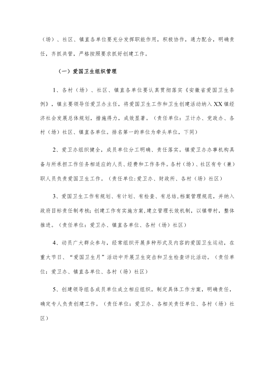 xx镇创建省级卫生乡镇工作实施方案.docx_第2页