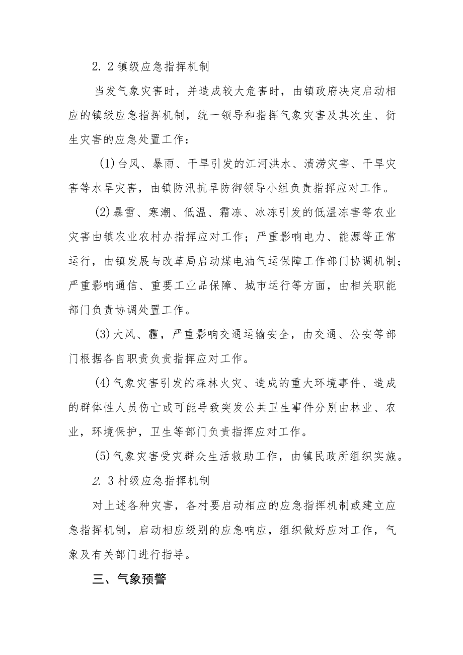 乡镇气象灾害应急预案.docx_第3页