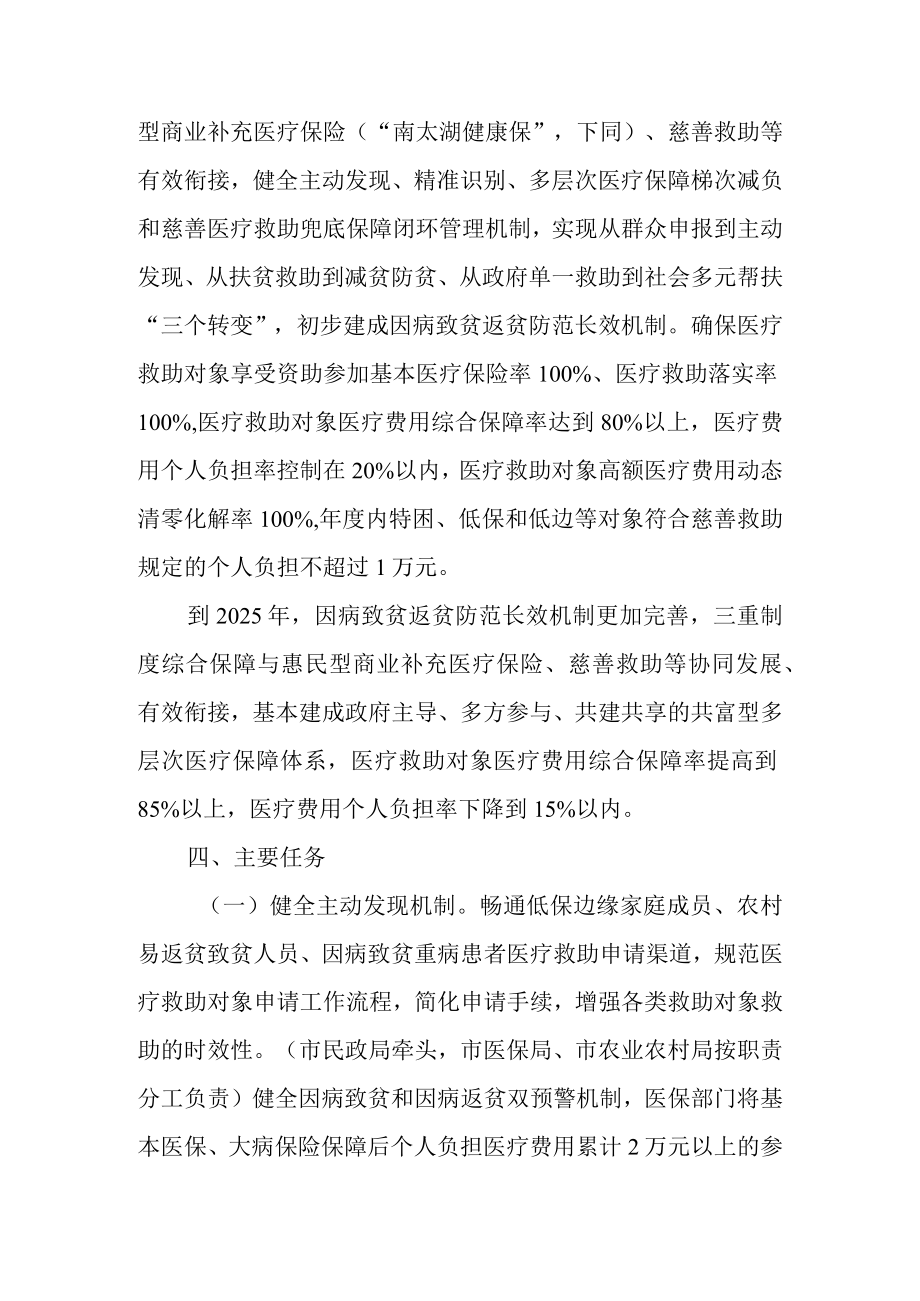 关于构建因病致贫返贫防范长效机制的实施方案.docx_第2页