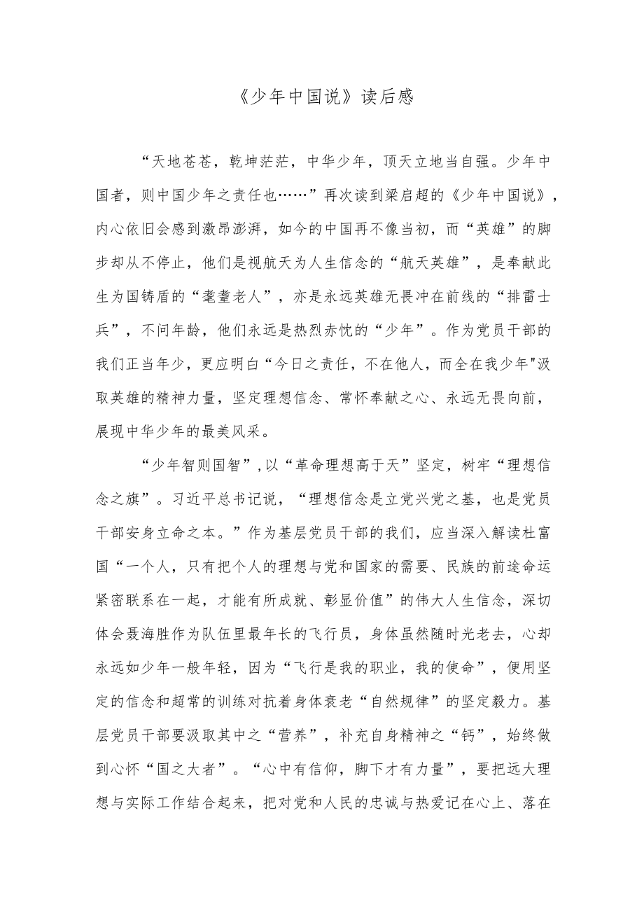 《少中国说》读后感.docx_第1页