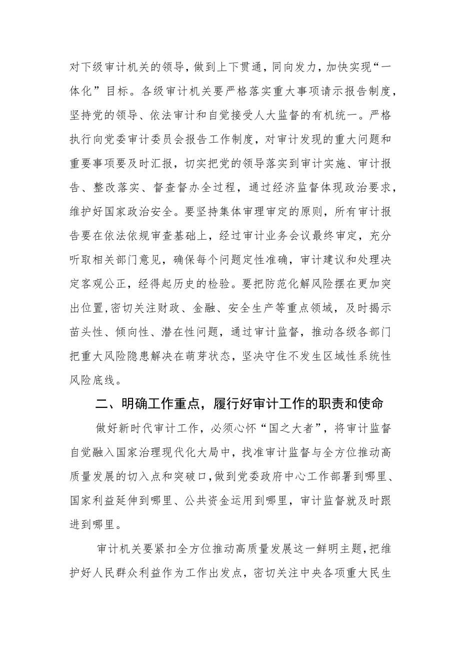 【审计工作中心组研讨发言】以高质量审计助推高质量发展.docx_第2页