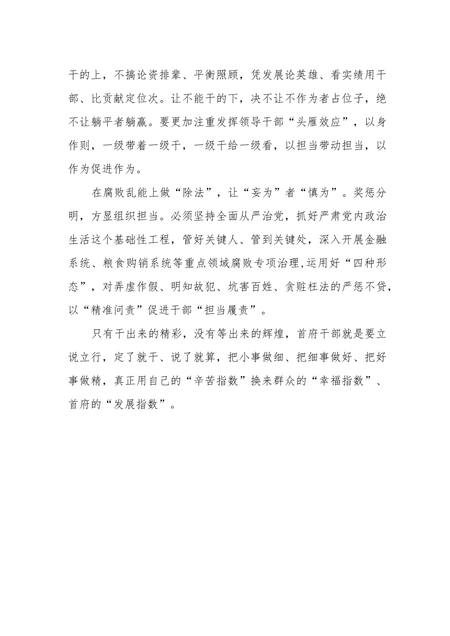 《关于激励干部担当作为的十二条措施》心得体会3篇.docx_第2页