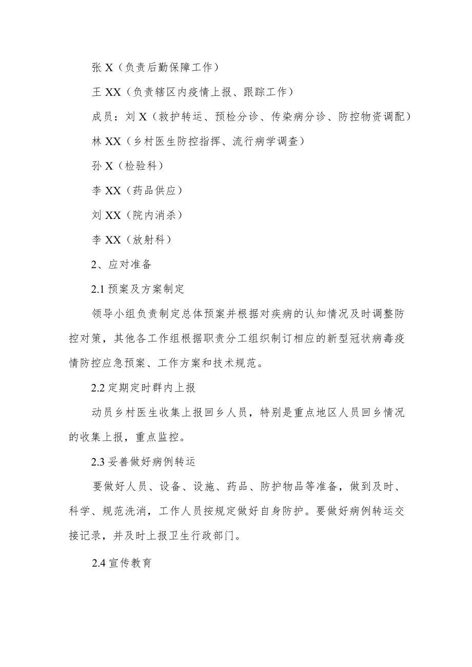 医院疫情防控应急预案.docx_第2页