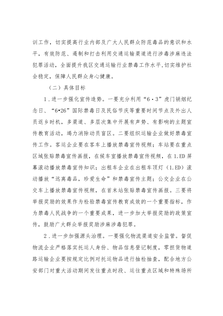 XX区交通运输局2022年毒品问题整治攻坚行动实施方案.docx_第2页