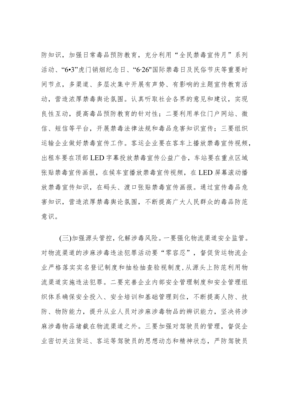 XX县交通运输行业2022年禁毒重点整治攻坚行动实施方案.docx_第3页