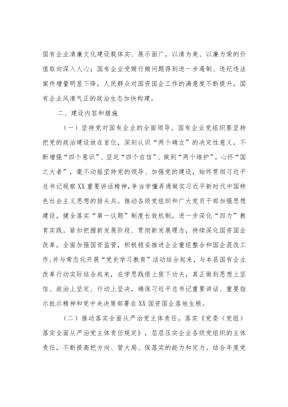 XX县推进清廉国企建设实施方案.docx_第2页