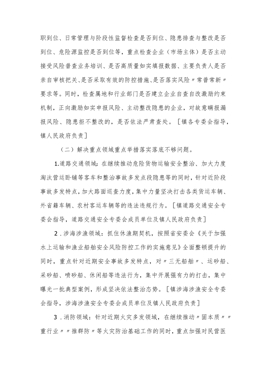 XX镇“平安护航建二十大”安全隐患大排查 大整治专项行动方案.docx_第2页