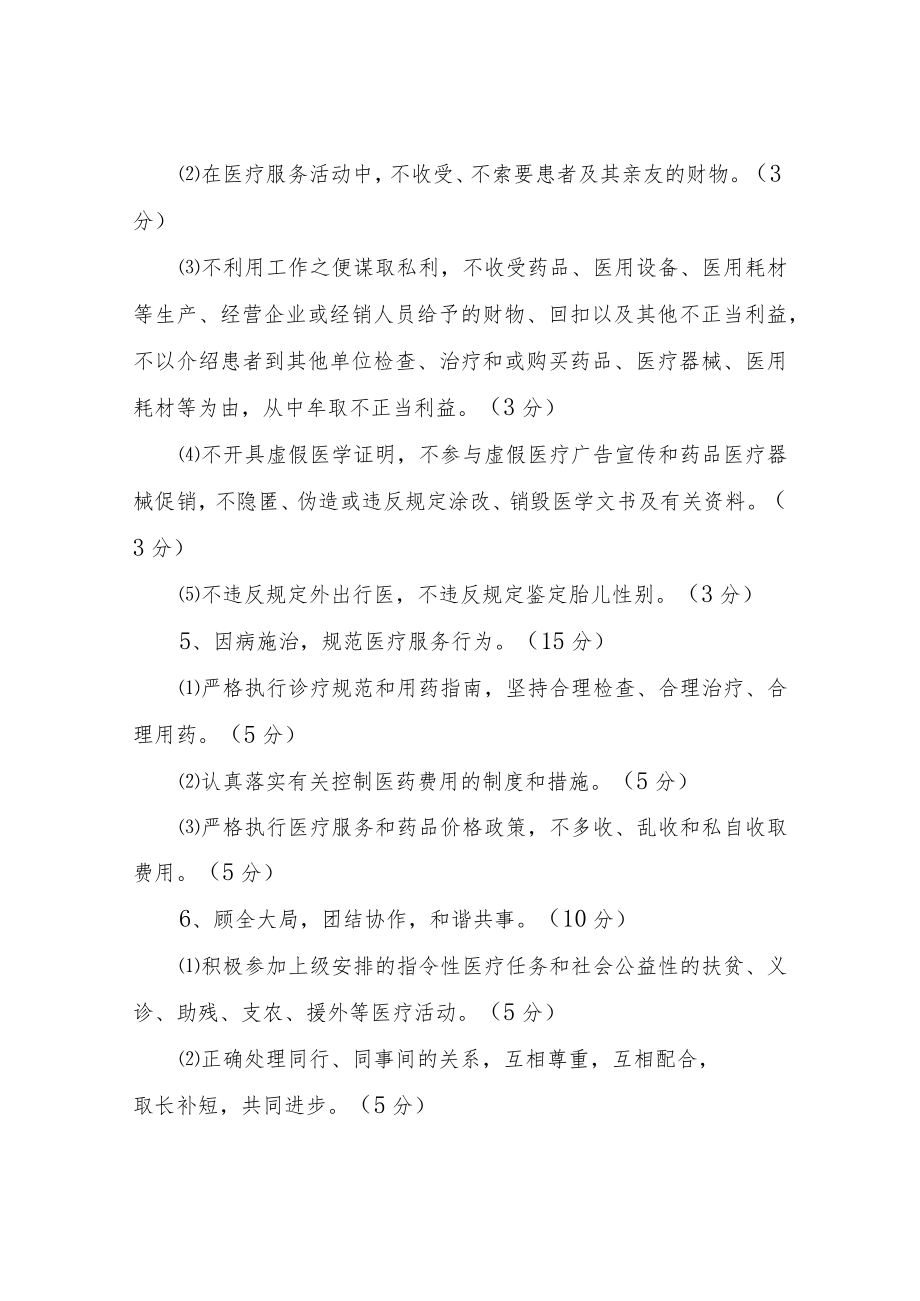 XX社区卫生服务中心医务人员行风建设制度.docx_第3页