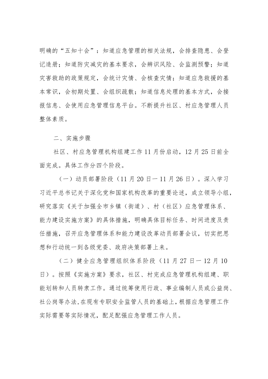 XX街道应急管理体系能力建设实施方案.docx_第2页