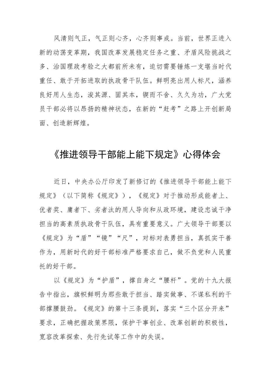 《推进领导干部能上能下规定》学习心得六篇模板.docx_第3页