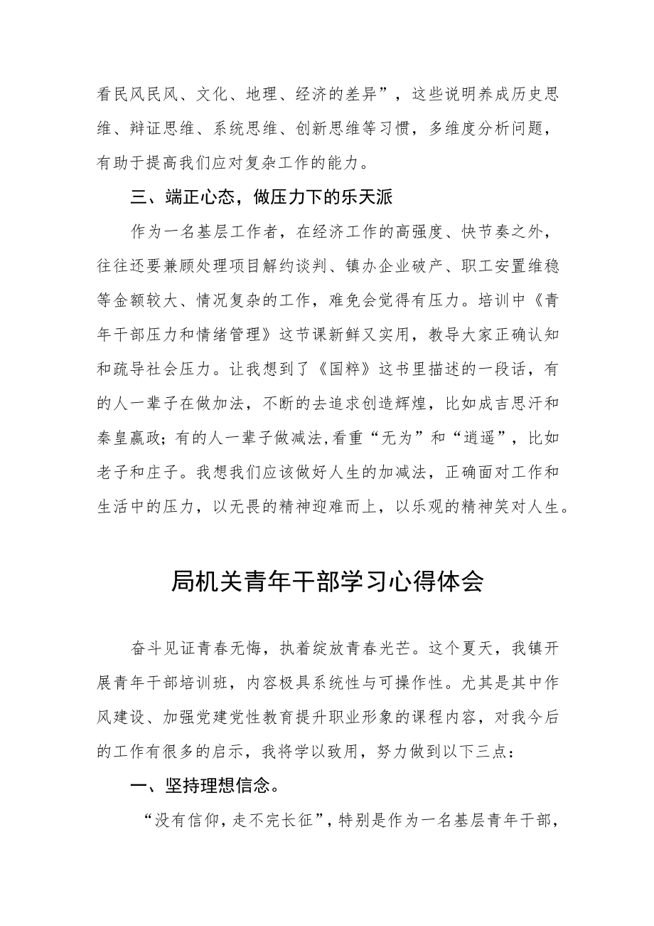 2022轻干部理论学习心得体会五篇合辑.docx_第2页