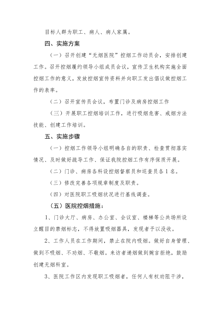 卫生院控烟工作实施方案.docx_第2页