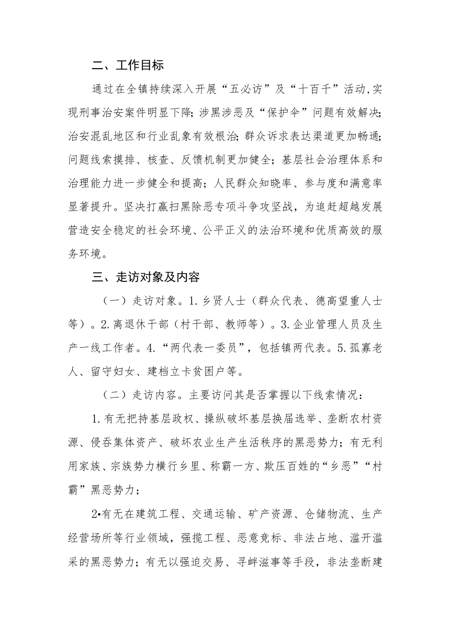 关于开展扫黑除恶专项斗争“五必访”活动的实施方案.docx_第2页