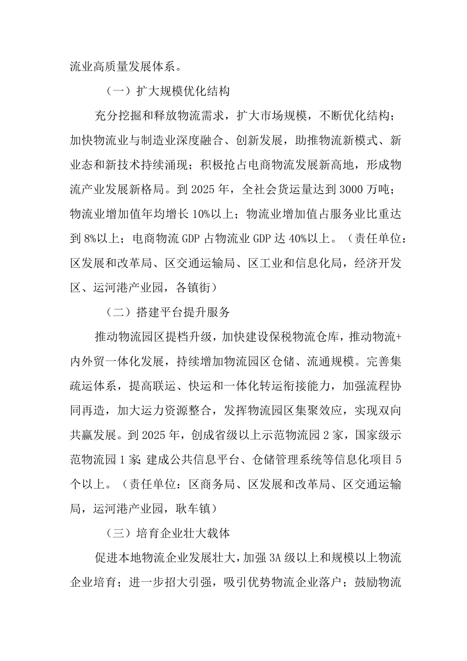 关于进一步加快现代物流业高质量发展的实施意见.docx_第2页