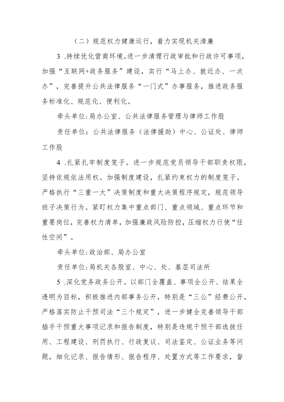 司法局清廉司法建设工作实施方案.docx_第3页