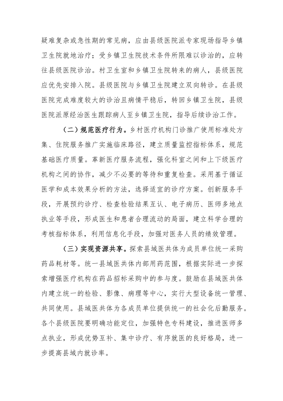 县域医疗服务共同体试点工作实施方案(试行).docx_第3页