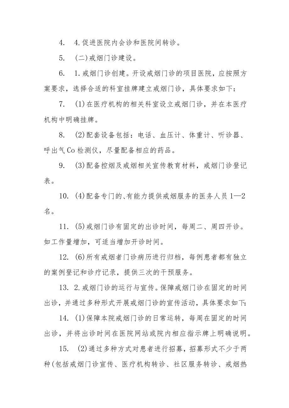 医院戒烟门诊工作管理办法.docx_第2页