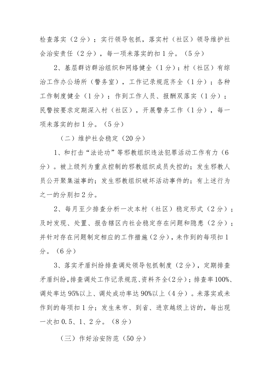 安全村（社区）考核标准及考核办法核办法.docx_第3页