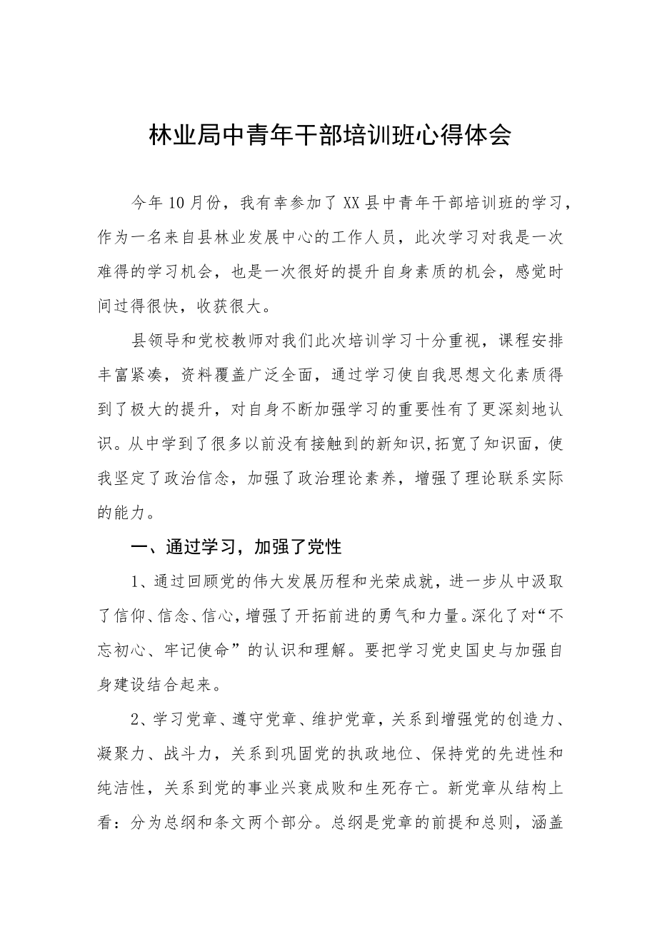 市场监督管理局青年干部素质提升培训班心得体会五篇汇编.docx_第1页