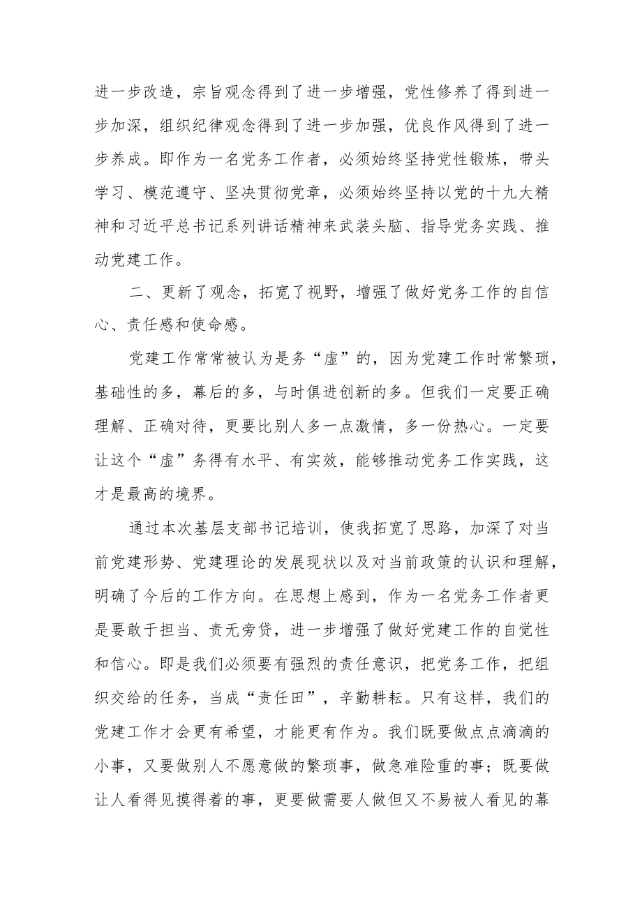 党支部书记培训心得体会范文（五篇）.docx_第2页