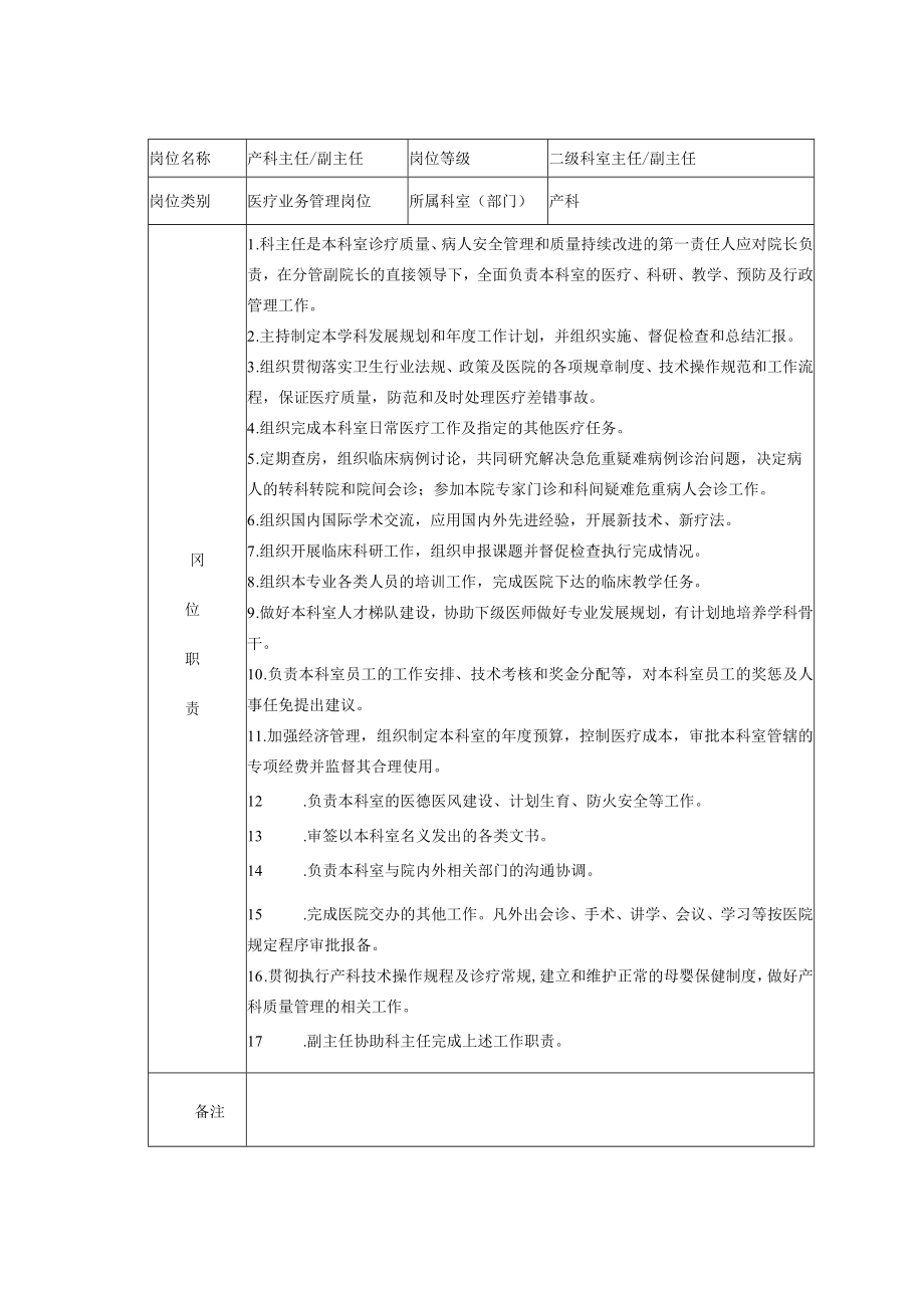 产科人员岗位职责汇总.docx_第2页