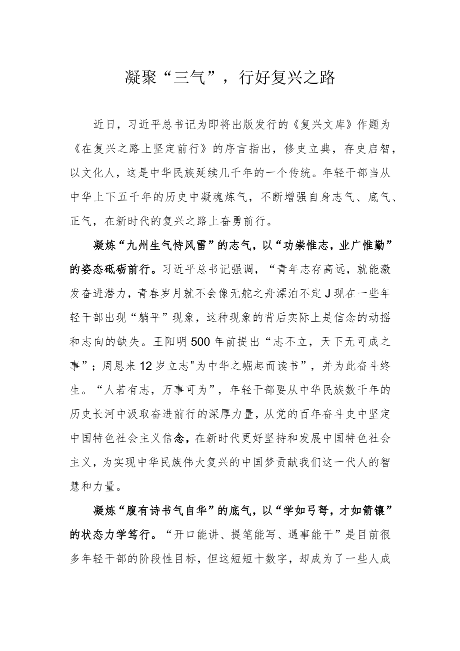 凝聚“三气”行好复兴之路.docx_第1页