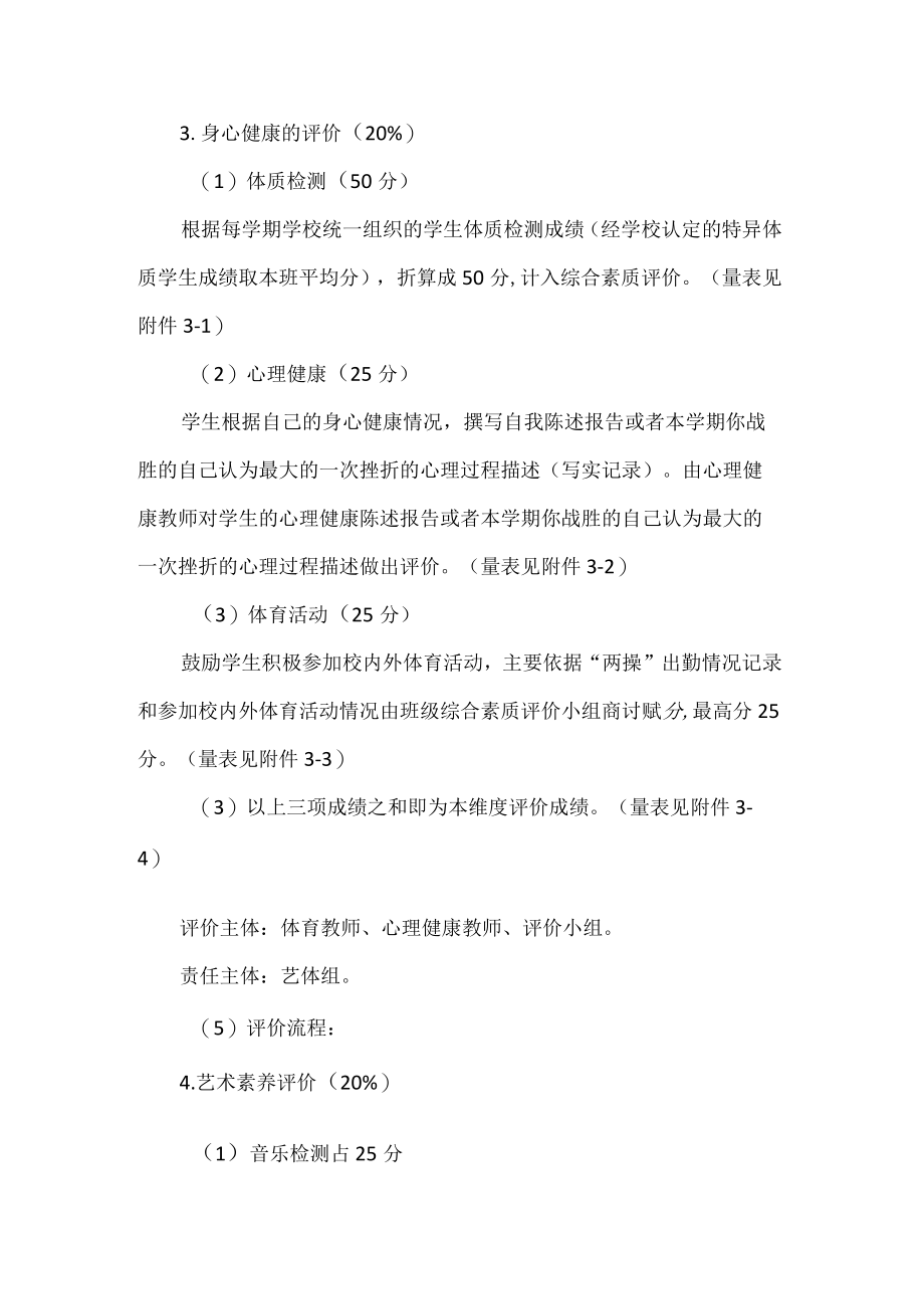 初中学生综合素质评价方案.docx_第3页