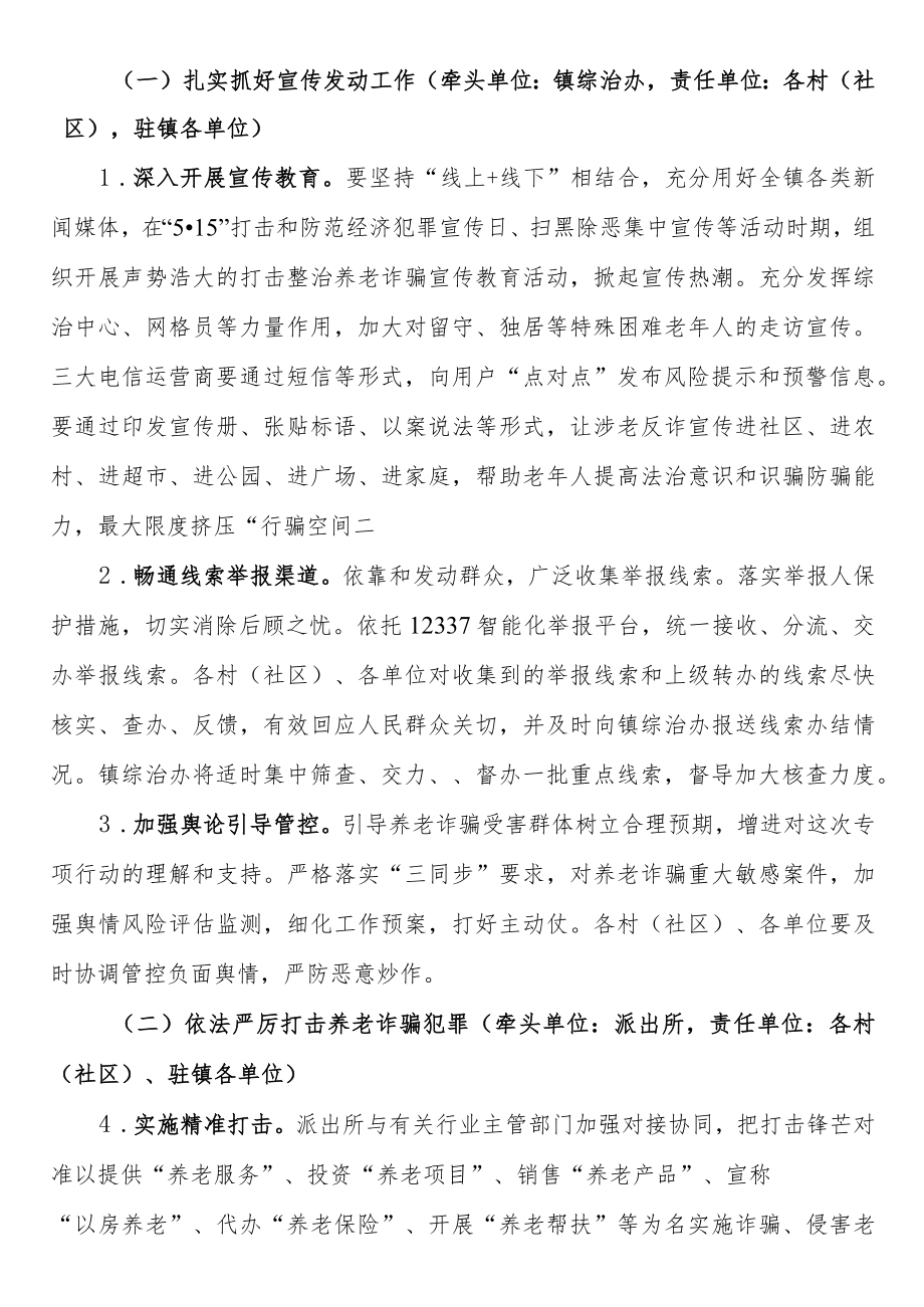 打击整治养老诈骗专项行动工作方案.docx_第2页