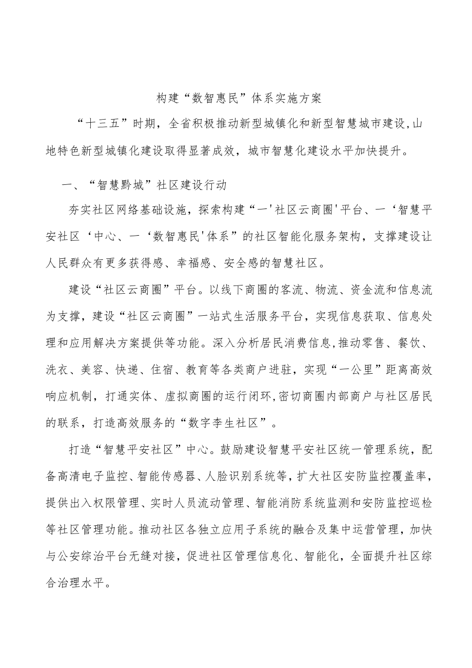 构建“数智惠民”体系实施方案.docx_第1页