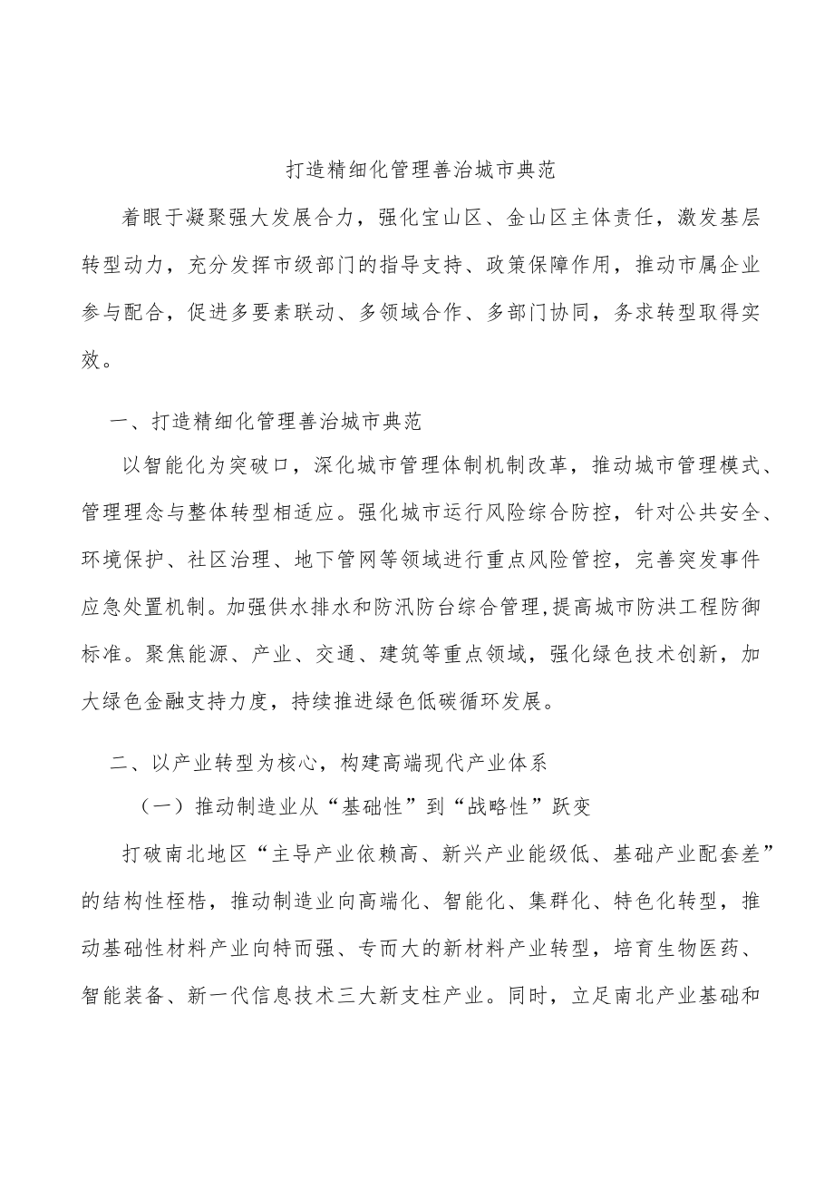 打造精细化管理善治城市典范.docx_第1页