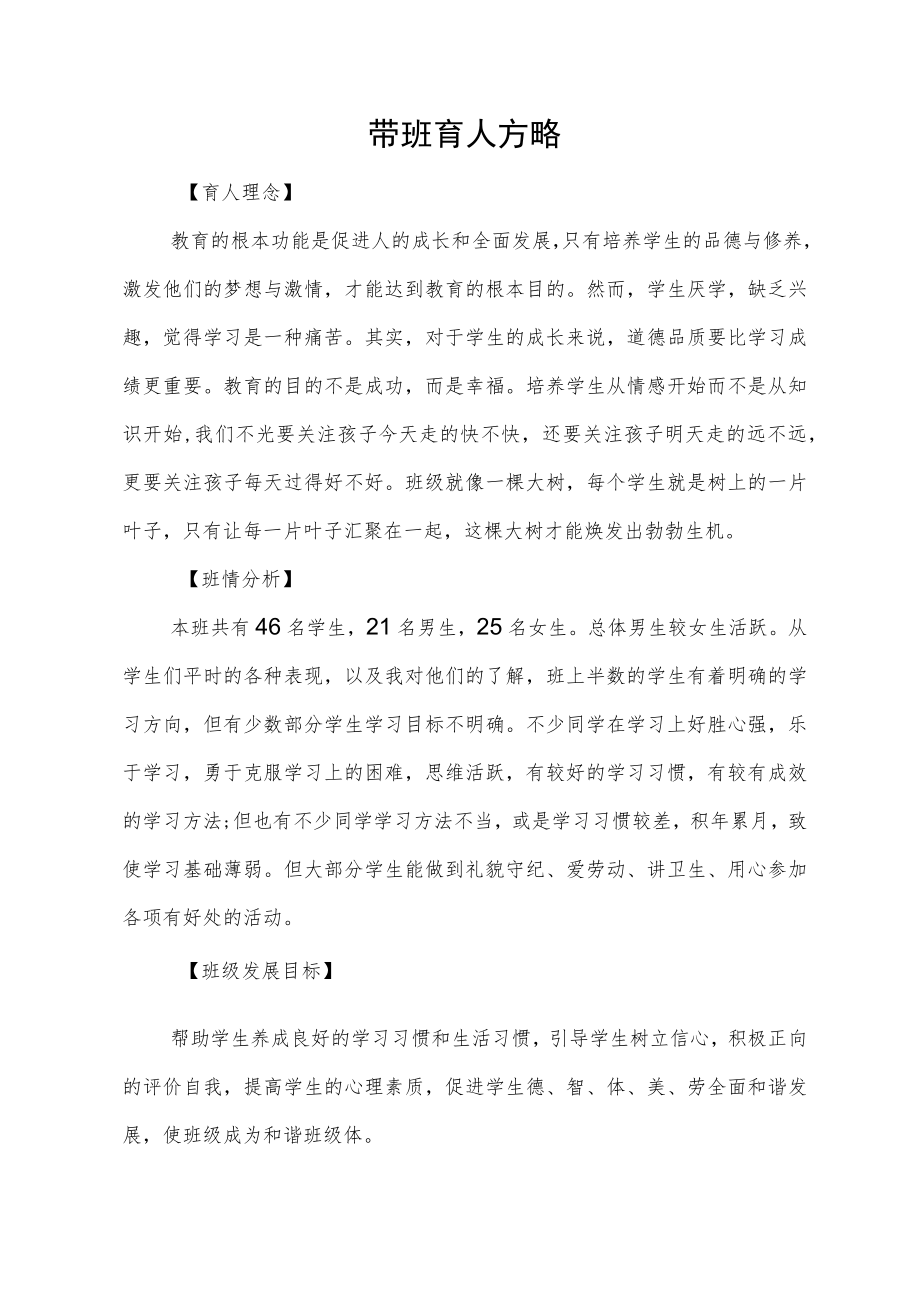 带班育人方略.docx_第1页