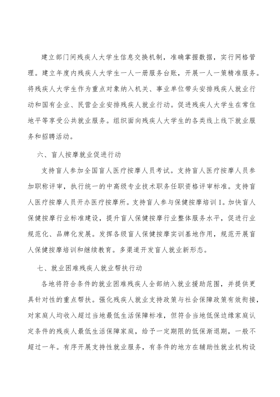 就业困难残疾人就业帮扶行动实施方案.docx_第3页