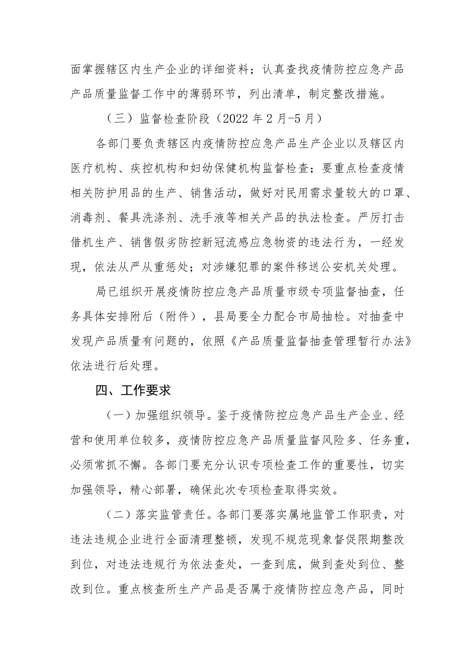 新冠疫情防控应急产品质量专项检查工作实施方案.docx_第3页