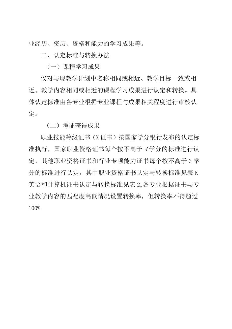 XXXX大学扩招学生学习成果认定与转换工作实施办法.docx_第3页