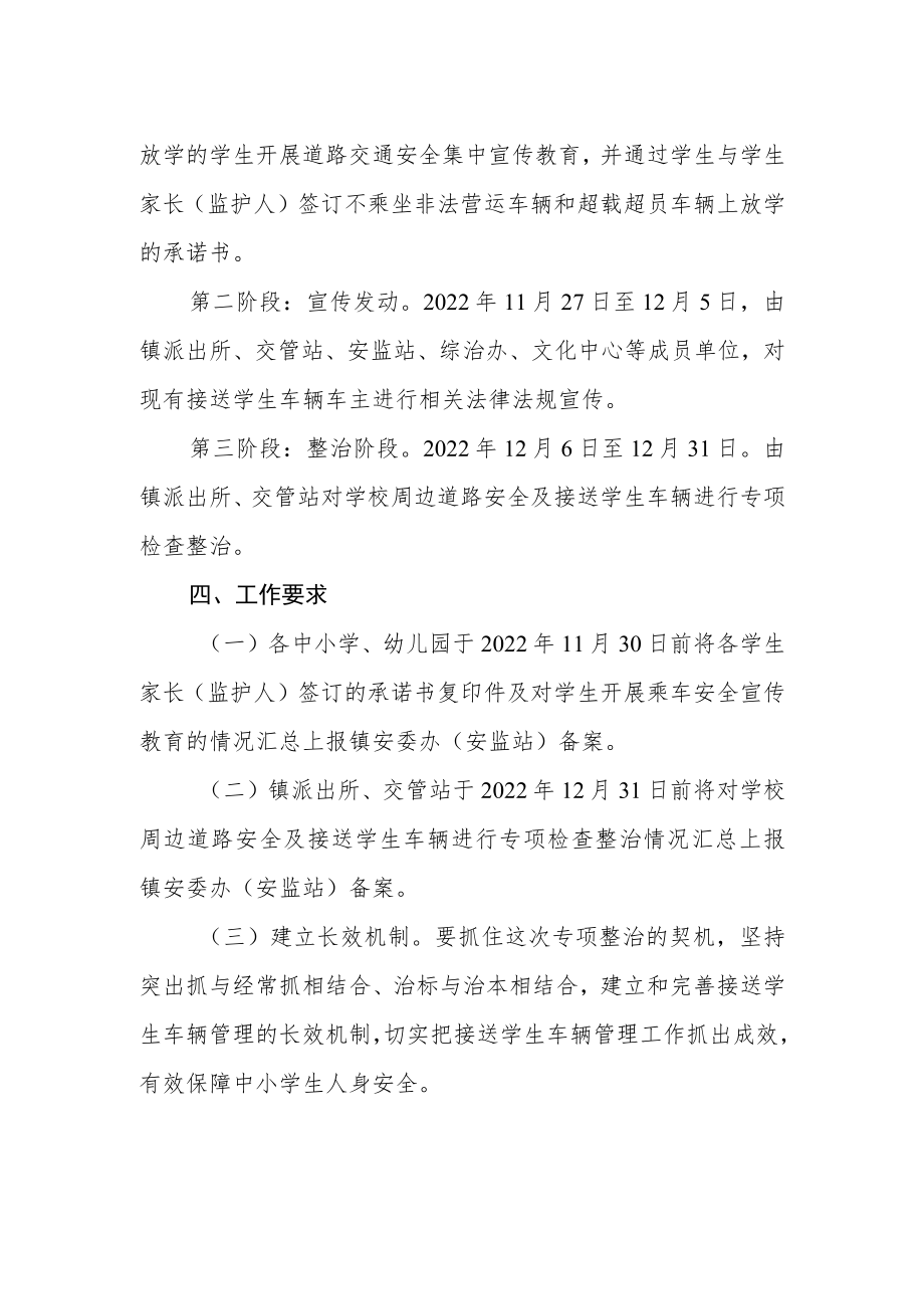 关于开展接送学生车辆违法整治的通知.docx_第2页