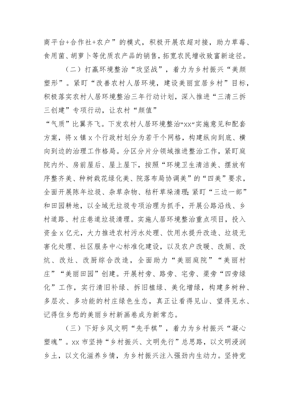 关于某市乡村振兴工作的调研报告.docx_第2页