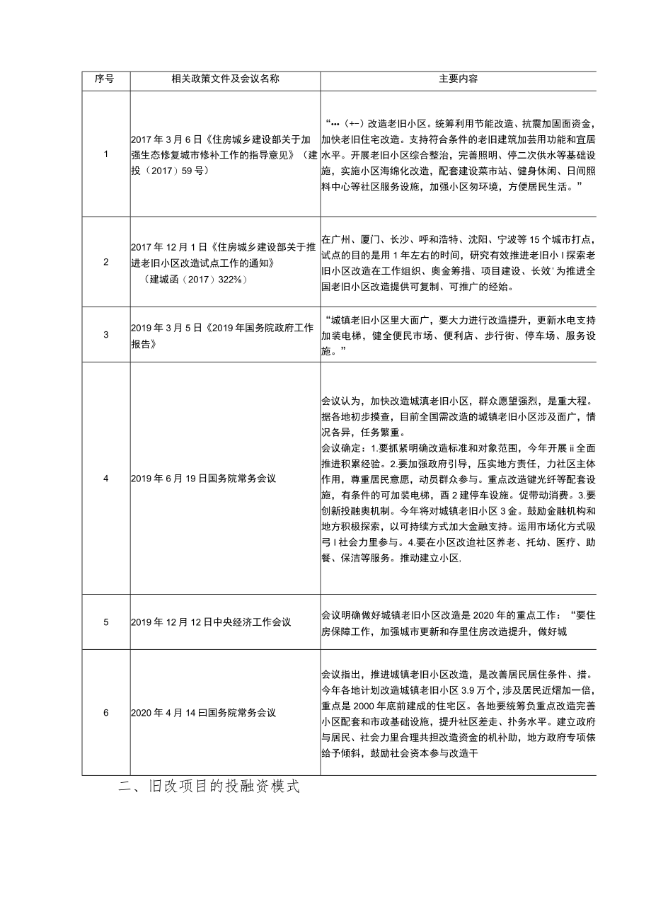 关于旧改项目相关政策梳理和投融资模式的探讨.docx_第3页