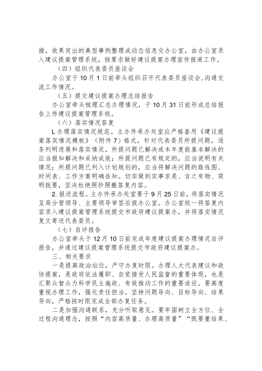 商务局2022年度承办市人大政协建议提案办理工作方案.docx_第3页