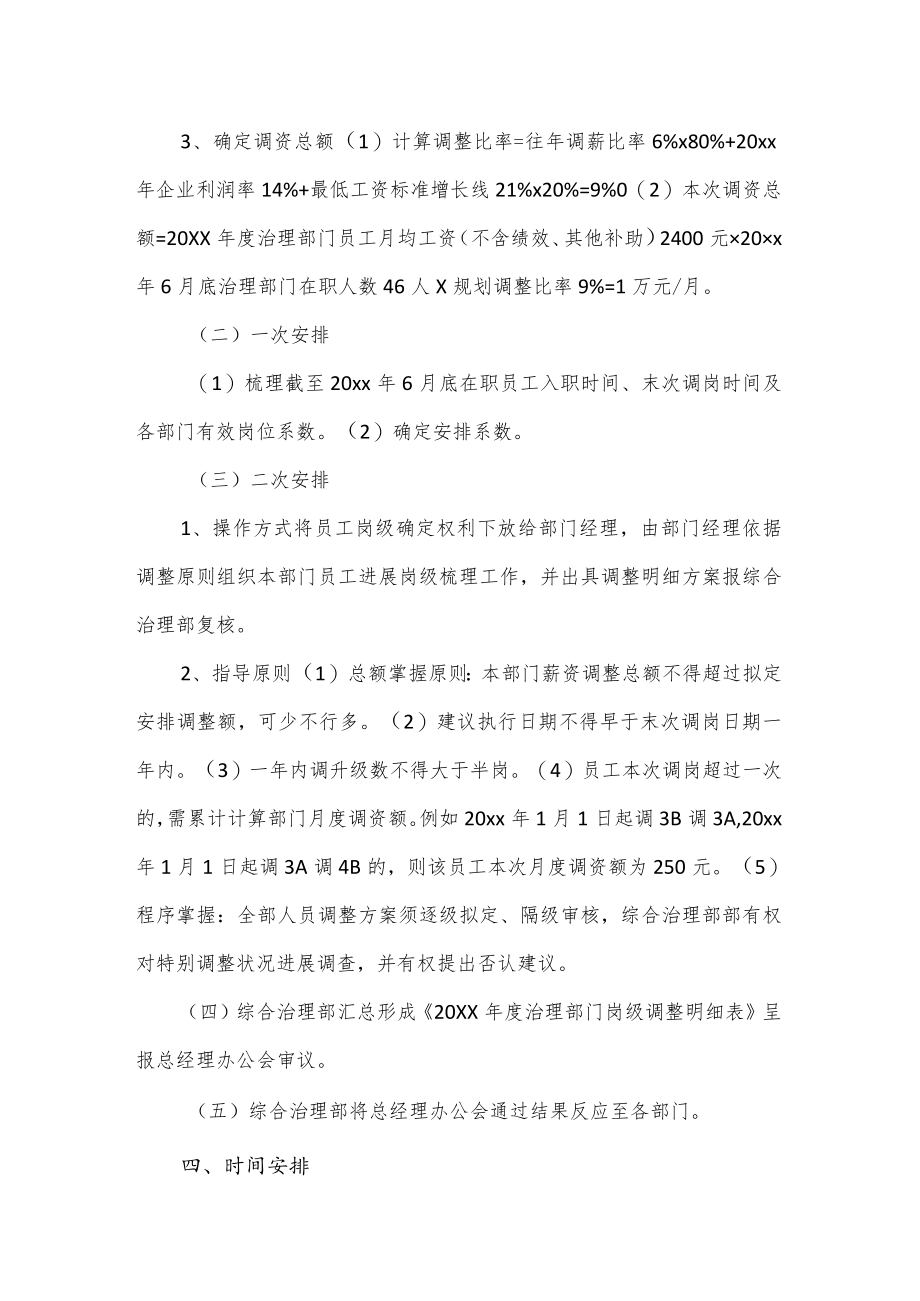 公司单位工资调整方案.docx_第2页