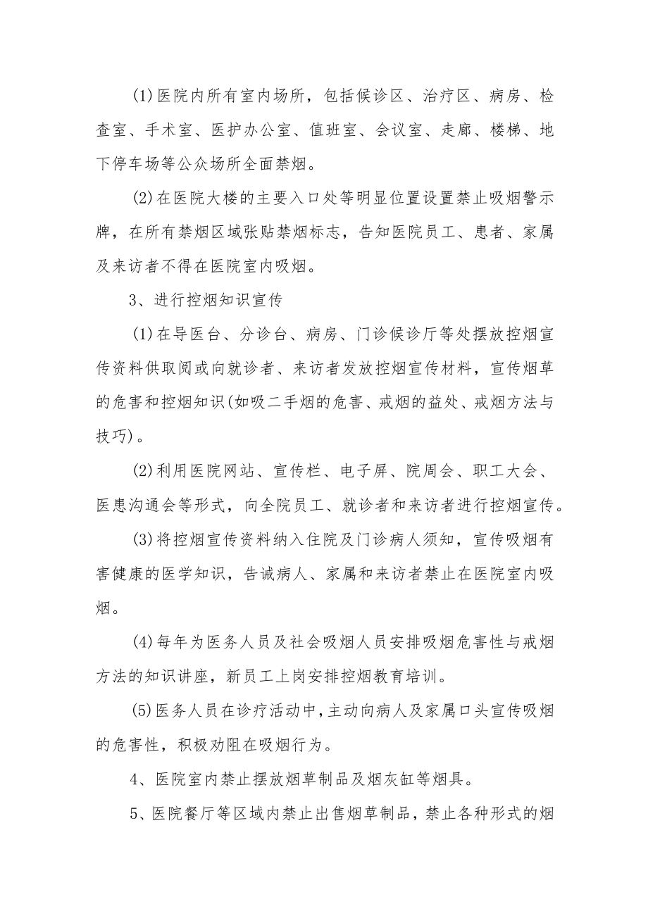 医院年度控烟工作计划总结.docx_第3页