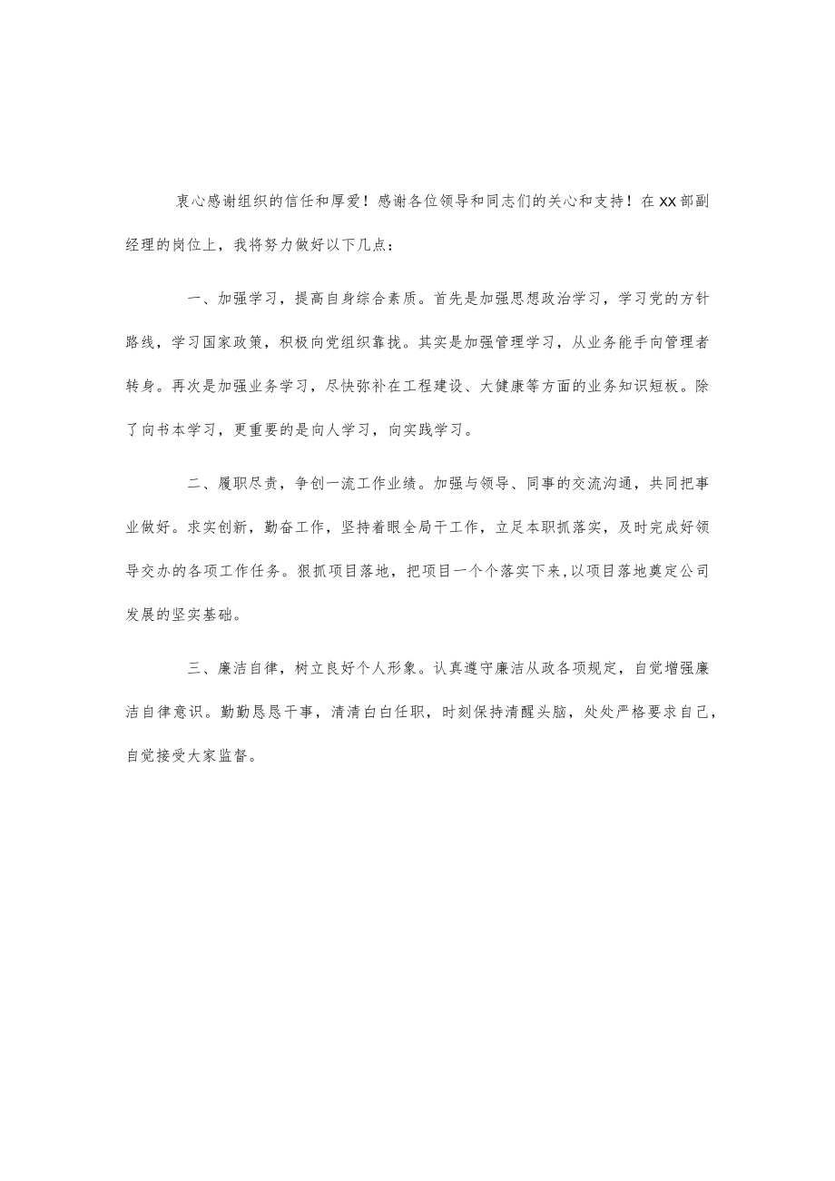 公司新提任干部表态发言2篇.docx_第3页