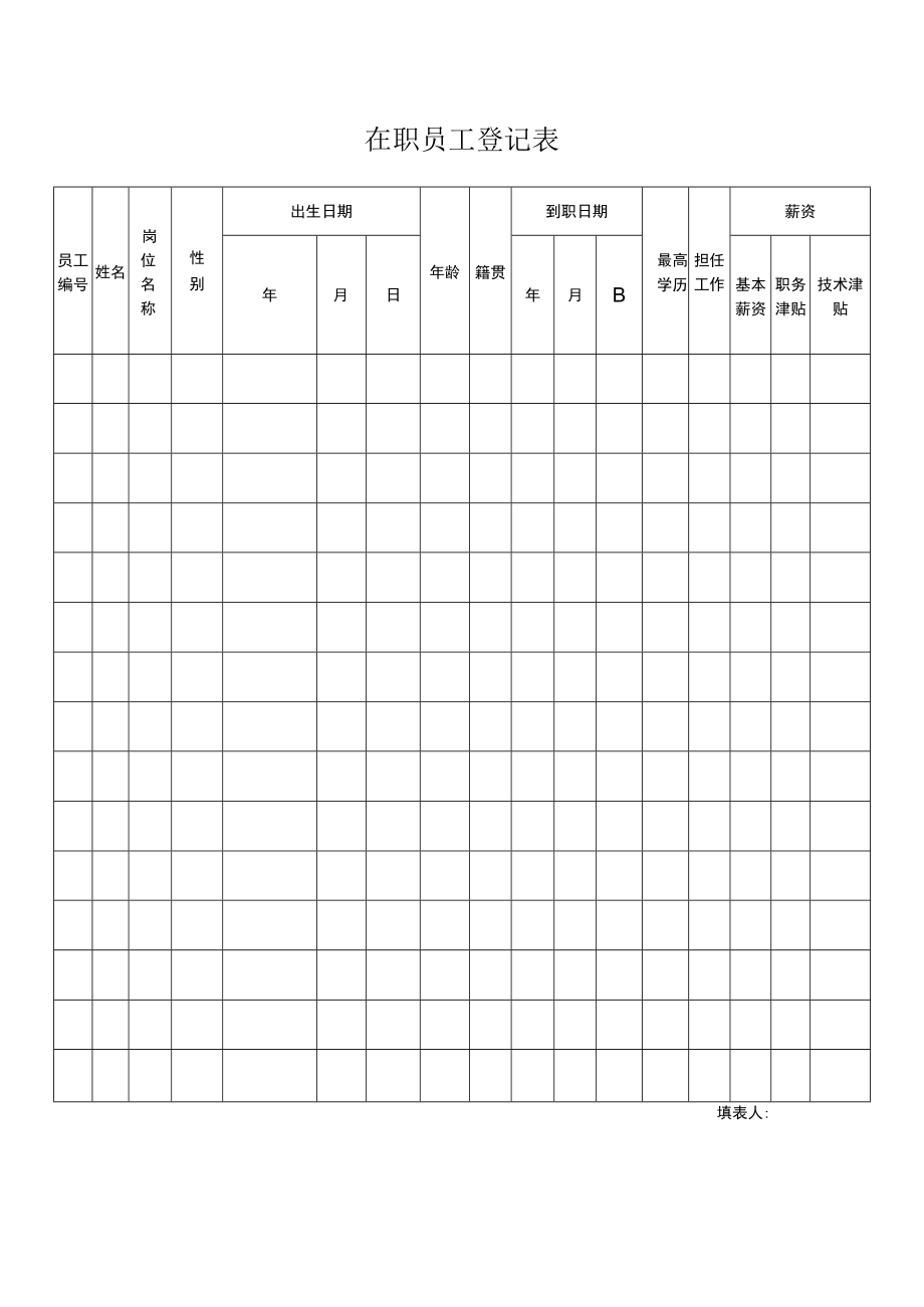 在职员工登记表.docx_第1页