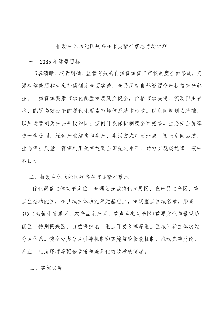 推动主体功能区战略在市县精准落地行动计划.docx_第1页