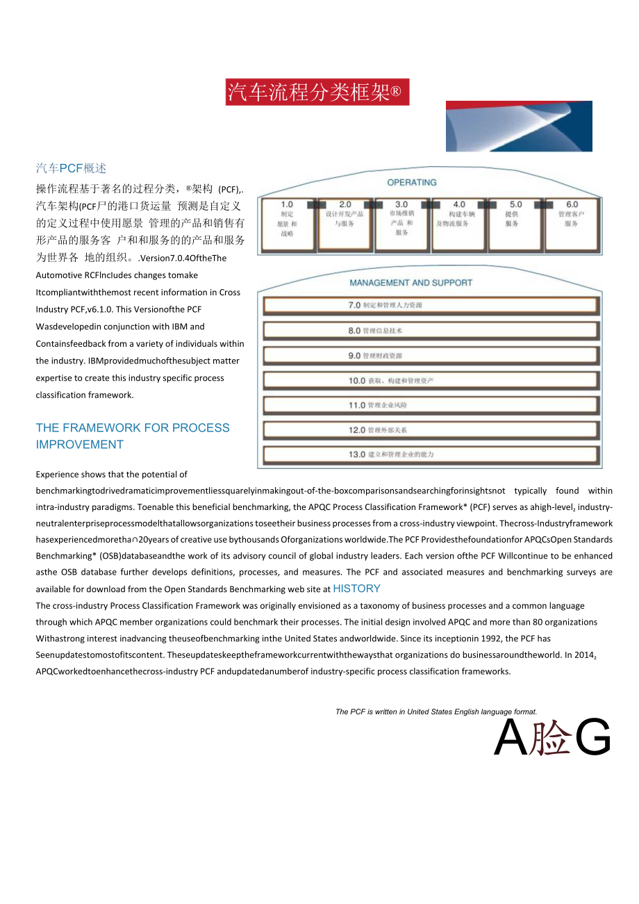 汽车流程分类框架.docx_第1页