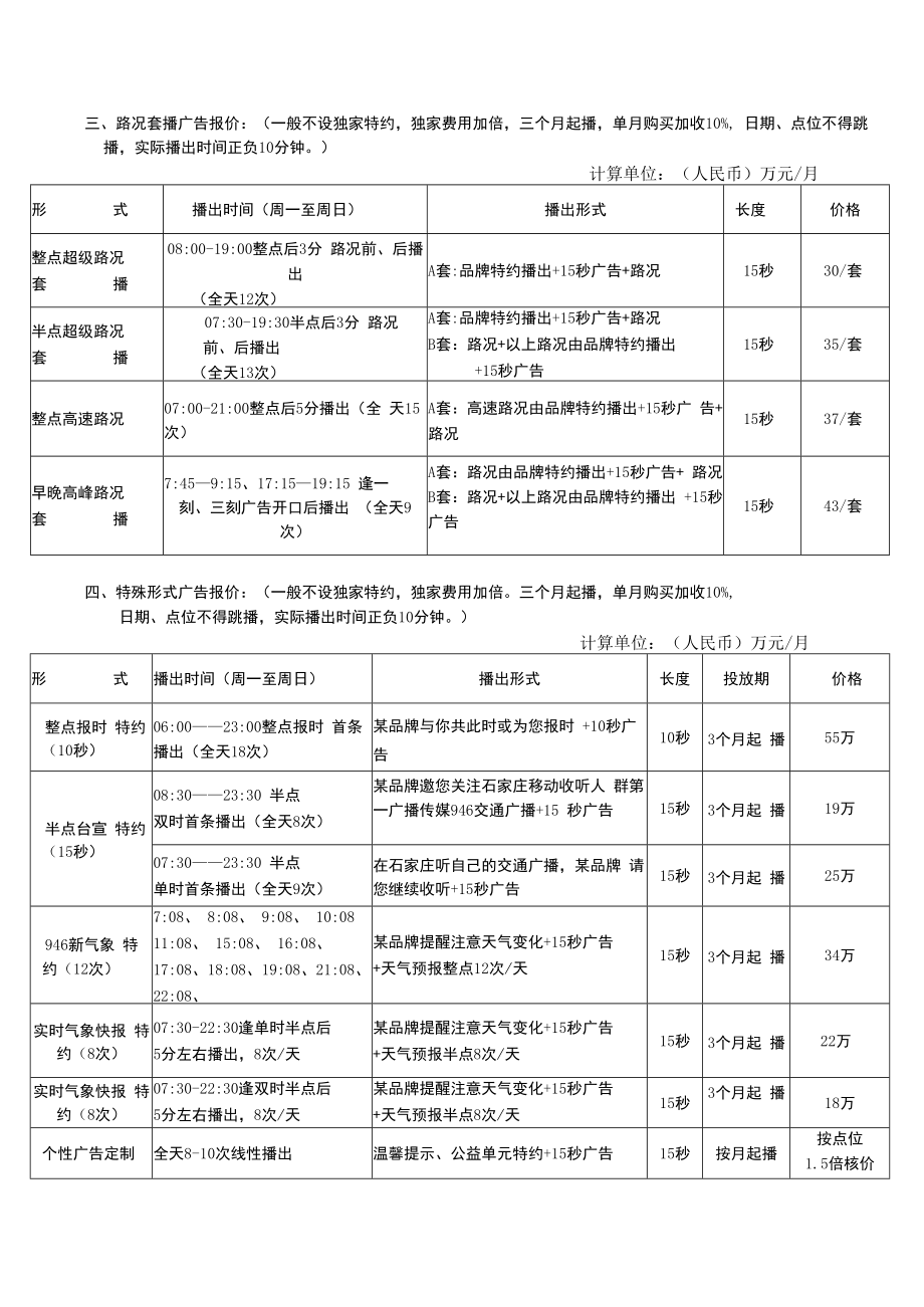 石家庄广播电视台交通广播FM96广告价目表.docx_第2页