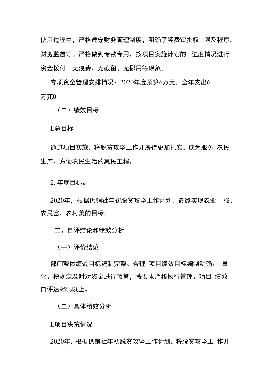 麻栗坡县供销合作社联合社脱贫攻坚发展项目支出绩效自评报告.docx_第2页